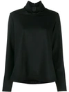 Forte Forte Asymmetric Sweater In Black