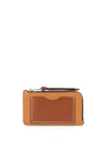 Loewe Zip-up Cardholder In Brown