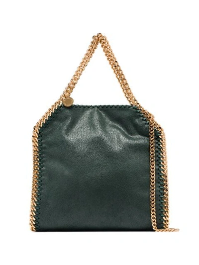 Stella Mccartney Falabella Chain-trimmed Tote In Green