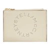 Stella Mccartney Stella Logo Pouch In 9000 White