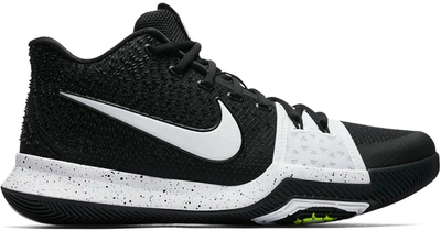 Pre-owned Nike  Kyrie 3 Tb Black White In Black/white