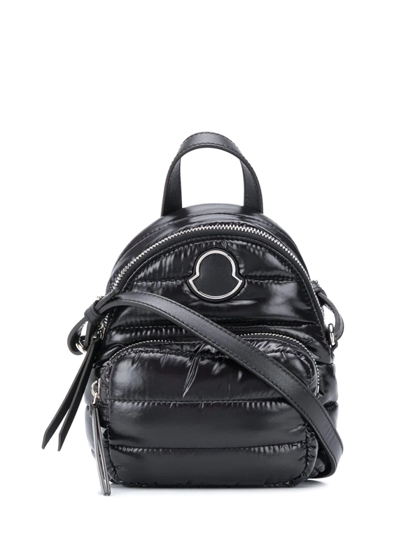 Moncler Mini Kilia Quilted Crossbody Backpack In Black | ModeSens