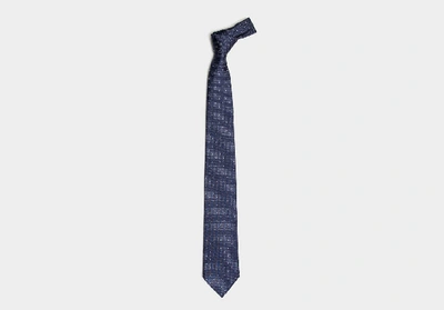 Ledbury Men's Navy Blue Fischer Tie Silk