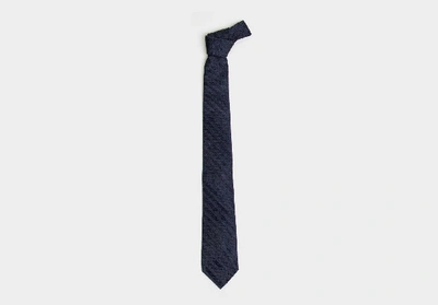 Ledbury Men's Midnight Blue Goethe Tie Silk