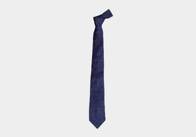 Ledbury Men's Navy Blue Tilbury Tie Silk