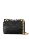 Tory Burch Quilted Crossbody Bag In Black