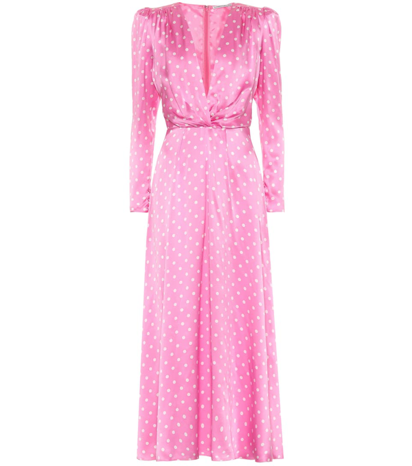 alessandra rich pink dress