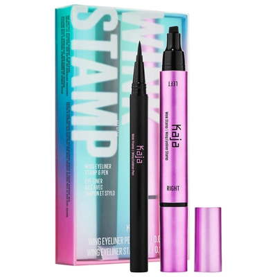 Kaja Wink Stamp Original Waterproof Wing Eyeliner Stamp & Pen Original - Ink Black