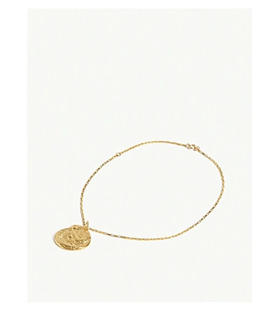 Alighieri The Scattered Decade 24ct Gold-plated Bronze Anklet