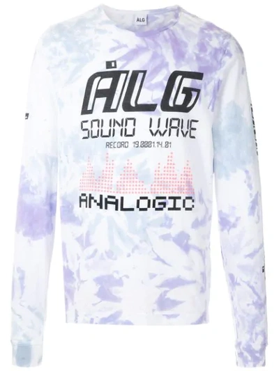 Àlg Contrast Logo Sweatshirt In Branco