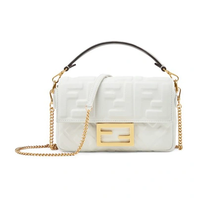 Fendi Baguette In Blanc