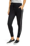 B Collection By Bobeau Cozy Joggers In Black/ Sugar