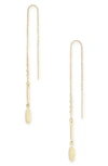 Kendra Scott Fern Threader Earrings In Gold