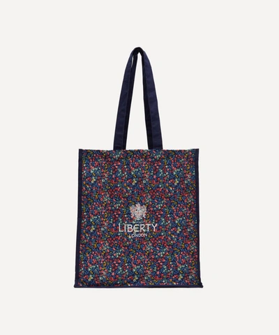 Liberty London Wiltshire Canvas Tote Bag In Navy
