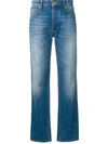 Victoria Victoria Beckham Grosgrain Stripe Arizona Jeans In Blue