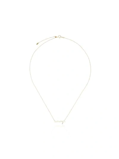 Persée 18kt Yellow Gold Amour Diamond Necklace