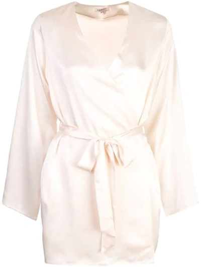 Morgan Lane Langley Dressing Gown In White