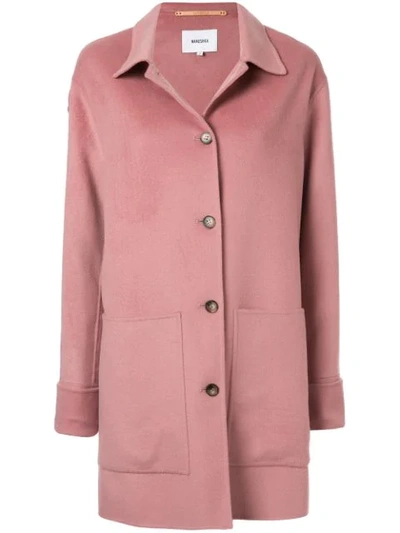Nanushka Marzy Coat In Pink