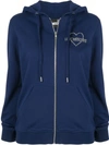 Love Moschino Love Hoodie In Blue