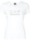 Ea7 Pearls Logo T In White