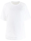 Mm6 Maison Margiela Padded T-shirt In White
