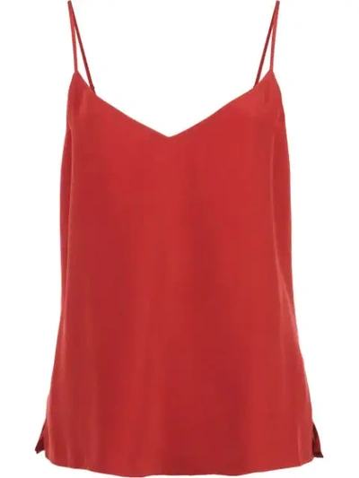 L Agence Klassisches Camisole-top In Red