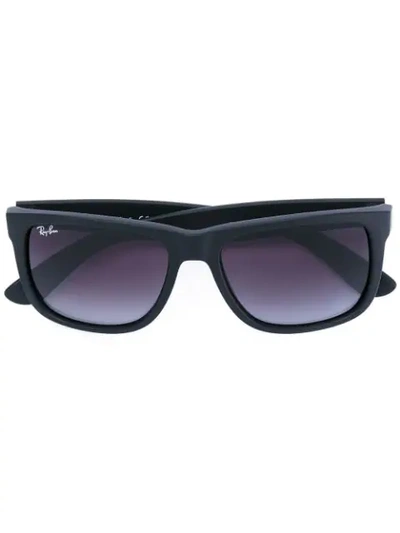 Ray Ban Rechteckige Sonnenbrille In Black