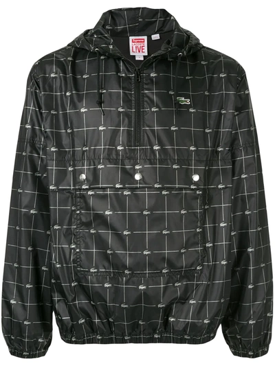 Supreme Reflective Grid Jacket In Black