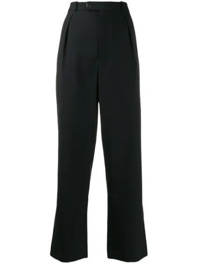 Roseanna High-waisted Reversible Trousers In Blue