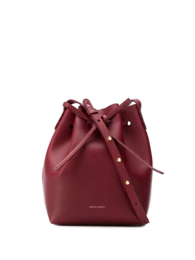 Mansur Gavriel Mini Beuteltasche In Red