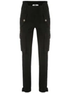 Andrea Bogosian Side Pockets Skinny Trousers In Black