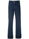 Andrea Bogosian Pry Straight Jeans In Blue