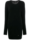Dsquared2 Oversized Logo Print T-shirt In Black