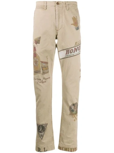 Polo Ralph Lauren Fortune Favors Trousers In Neutrals