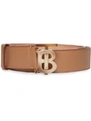 Burberry Logo Buckle Belt In Neutrals