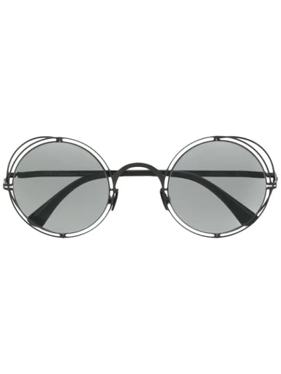 Mykita X Maison Margiela Mmcraft001 Sunglasses In 黑色