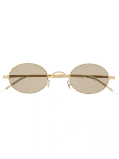 Mykita X Maison Margiela Mmcraft Sunglasses In 金色