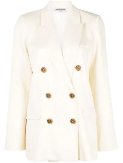 Opening Ceremony Double-breasted Straight-fit Blazer In White