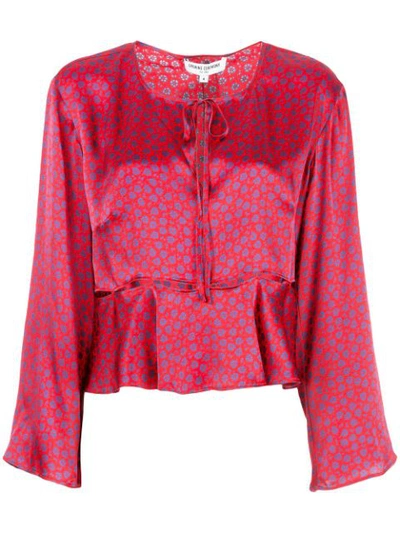 Opening Ceremony Bluse Mit Blumen-print In 6400 Red Multi