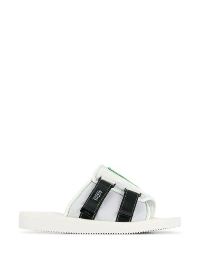 Palm Angels Suicoke Slides In White