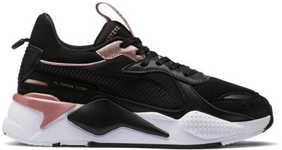 Pre-owned Puma Rs-x Trophies Black Rose Gold In Black/rose Gold | ModeSens