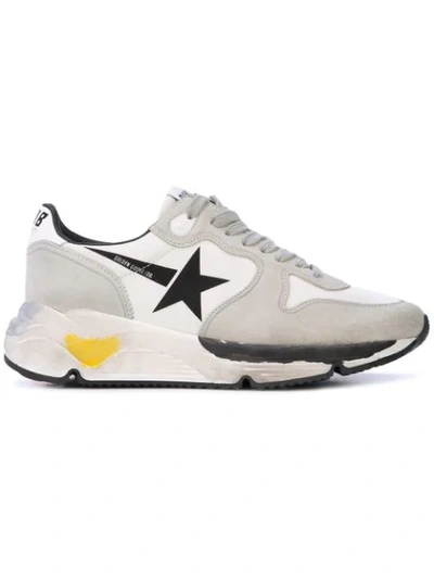 Golden Goose Running Sole Sneakers In White