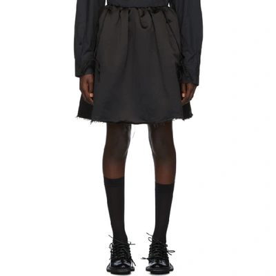 Shushu-tong Shushu/tong Black Suspender Skirt