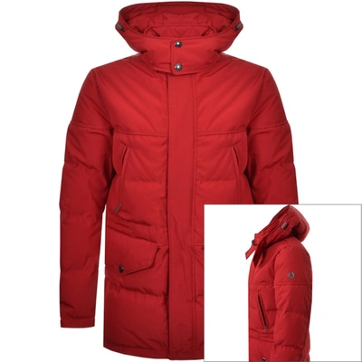 Belstaff Traverse Parka Down Jacket Red