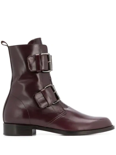 Michel Vivien Emerance Ankle Boots In Melanzana