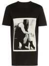 Rick Owens Drkshdw Oversized Photo Print T-shirt In Black