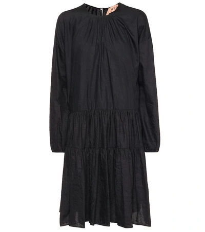 N°21 Cotton-blend Dress In Black