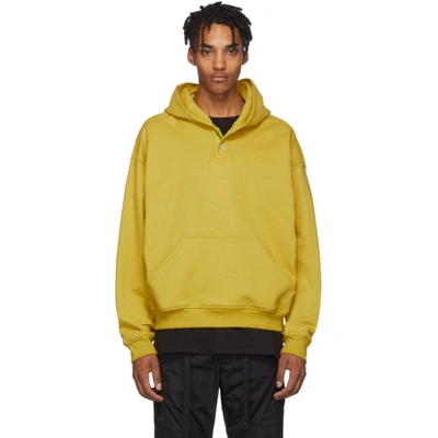 Fear Of God Oversized Loopback Cotton-jersey Hoodie In 705ggylw