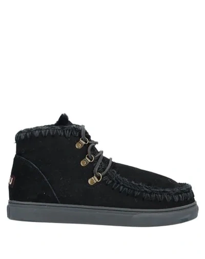 Mou Ankle Boots In Black