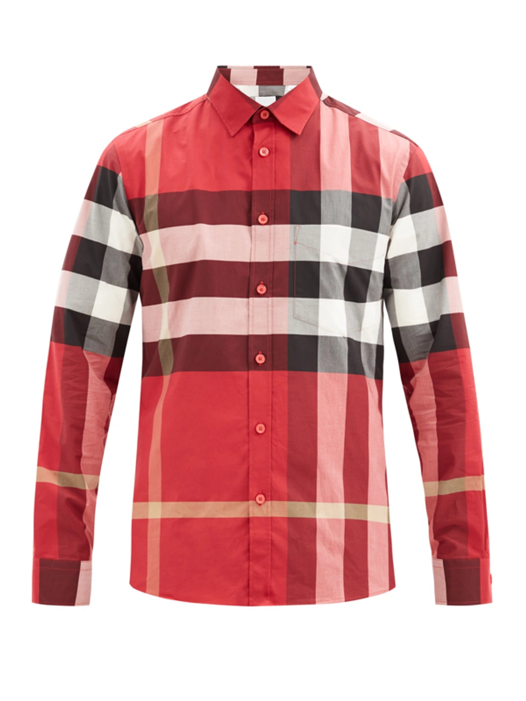 Tシャツ・カットソー Burberry FW24 SHIRT WITH CHECK PATTERN (8095342 C1202) Check Shirt BURBERRY 8095342 SIPC1202 - Ancote
